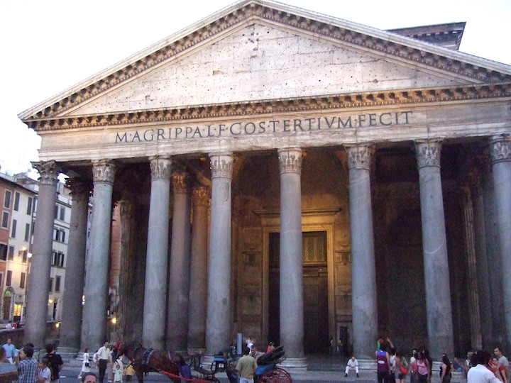 M AGRIPPA... FECIT (Pantheon, Rome)